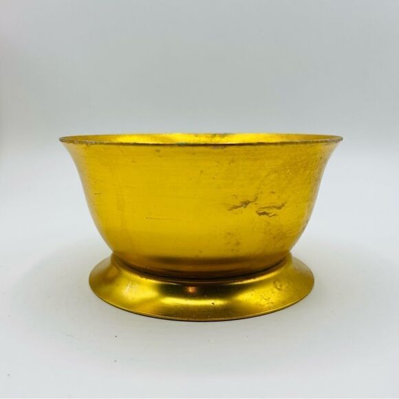 Set of 5 Vintage Bascal Mid Century Aluminum Dessert Bowls Sherbet Ice Cream - Picture 2 of 7